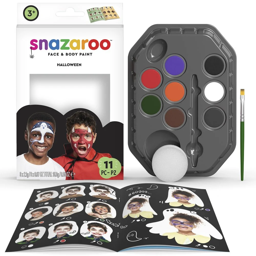 Kit Pintura Facial Halloween Snazaroo Halloween