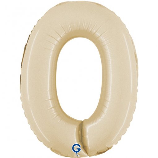 Balão Foil 14'' (35cm) Satin Cream nº0