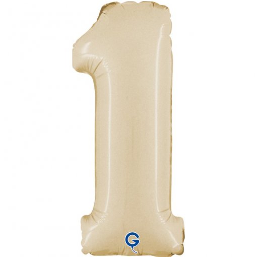 Balão Foil 14'' (35cm) Satin Cream nº1