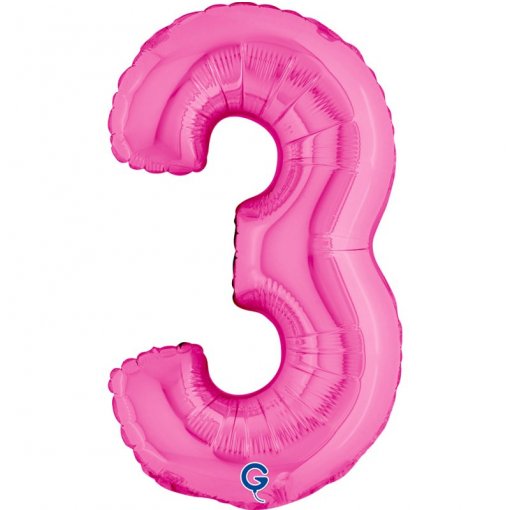 Balão Foil 14'' (35cm) Fuchsia nº3