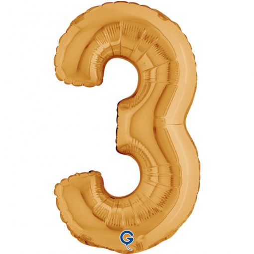 Balão Foil 14'' (35cm) Dourado nº3