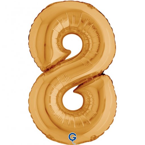 Balão Foil 14'' (35cm) Dourado nº8