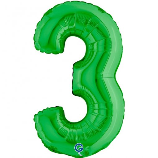 Balão Foil 14'' (35cm) Verde nº3