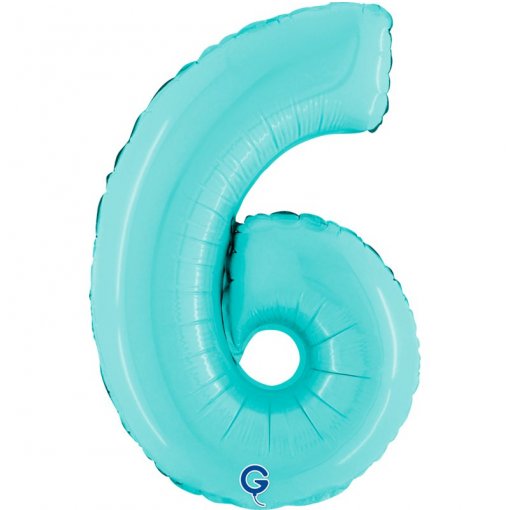 Balão Foil 14'' (35cm) Azul Pastel nº6