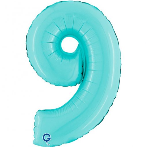 Balão Foil 14'' (35cm) Azul Pastel nº9