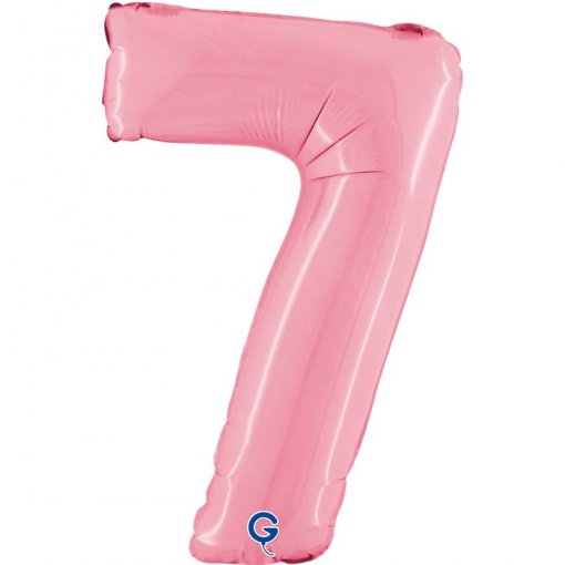 Balão Foil 14'' (35cm) Rosa Pastel nº7
