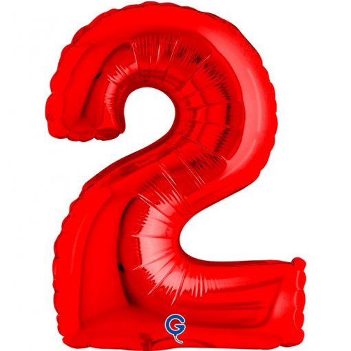 Balão Foil 14'' (35cm) Vermelho nº2