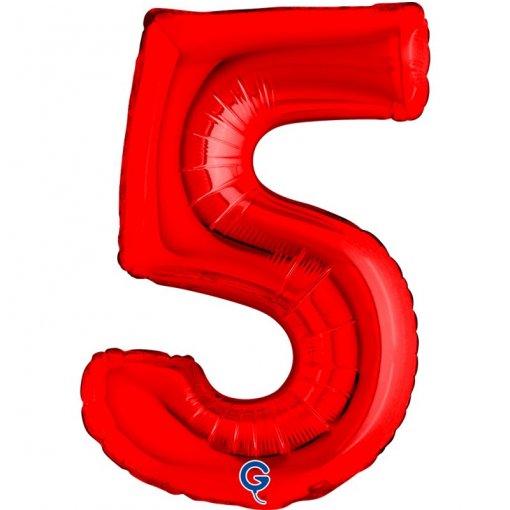 Balão Foil 14'' (35cm) Vermelho nº5
