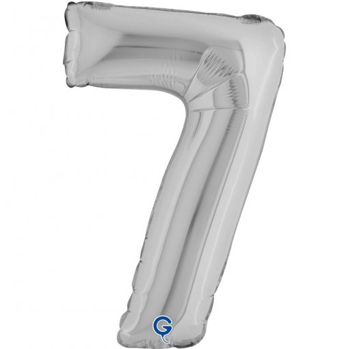 Balão Foil 14'' (35cm) Prateado nº7
