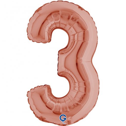 Balão Foil 14'' (35cm) Rose Gold nº3