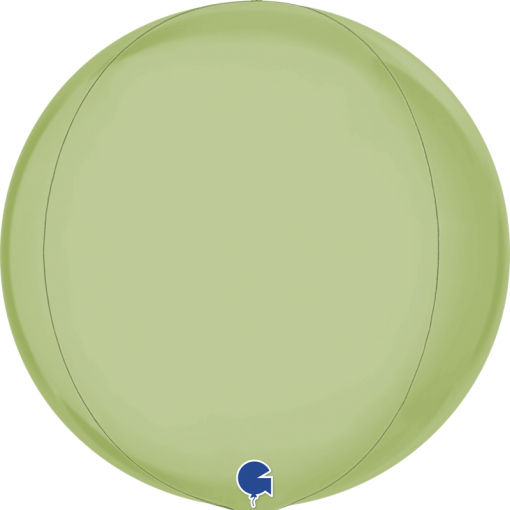 Balão Foil 38cm Globe Satin Olive Green 4D - Verde Oliva