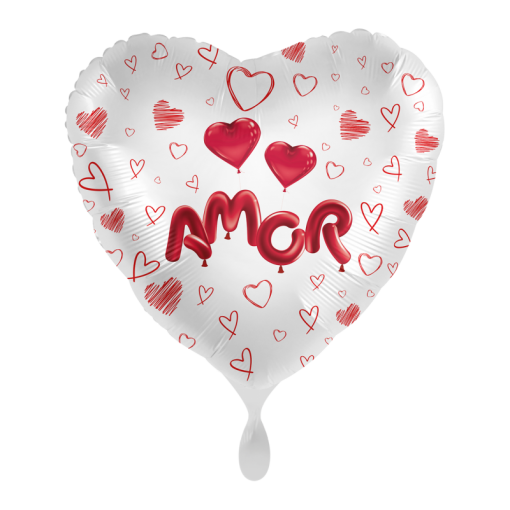 Balão Foil 43cm 'Amor' (Dia de São Valentim)