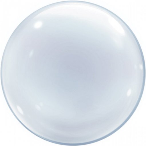 10un Balão Bubble transparente 18'' (45cm)
