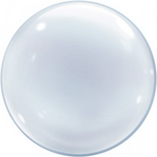 10un Balão Bubble transparente 24'' (60cm)