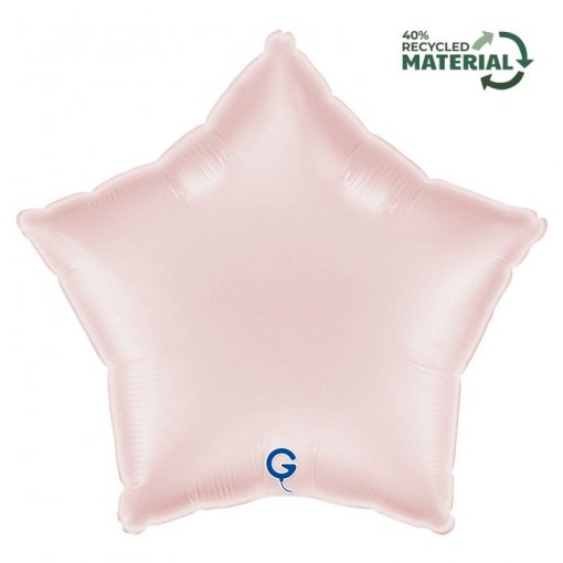 Balão Foil 18'' Estrela Satin Pastel Pink - Rosa Pastel