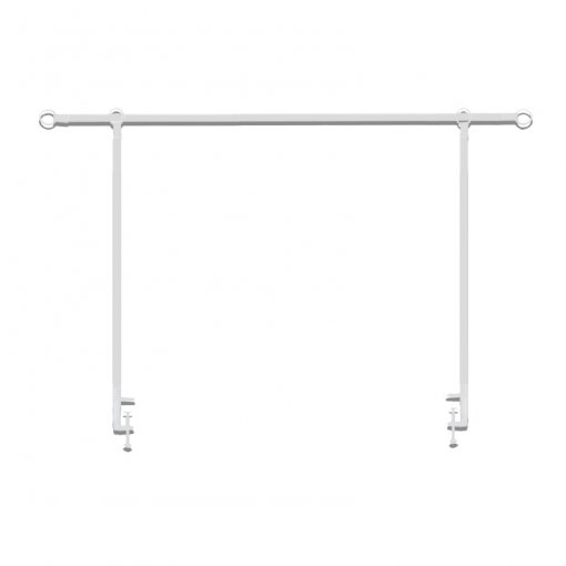 Arco de mesa Extensível Metal Branco - 90 a 260cm x 120cm