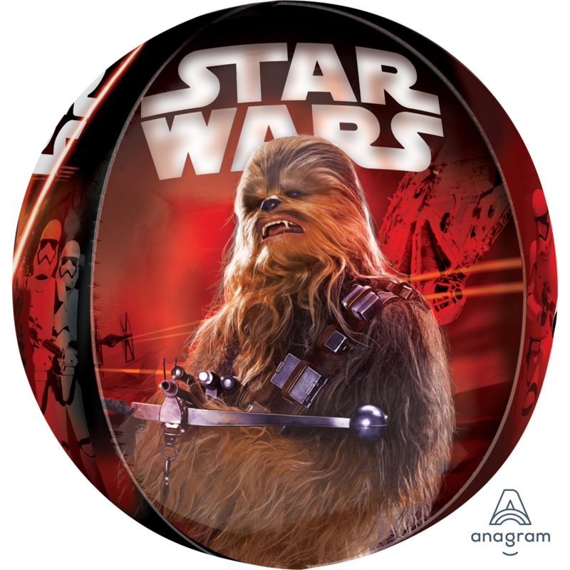 Balão Foil Orbz Star Wars - Kilo Ren