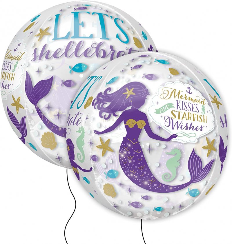 Balão Foil Orbz Sereia