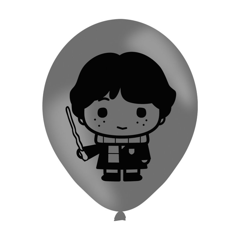 6 Balões Latex 11'' Harry Potter