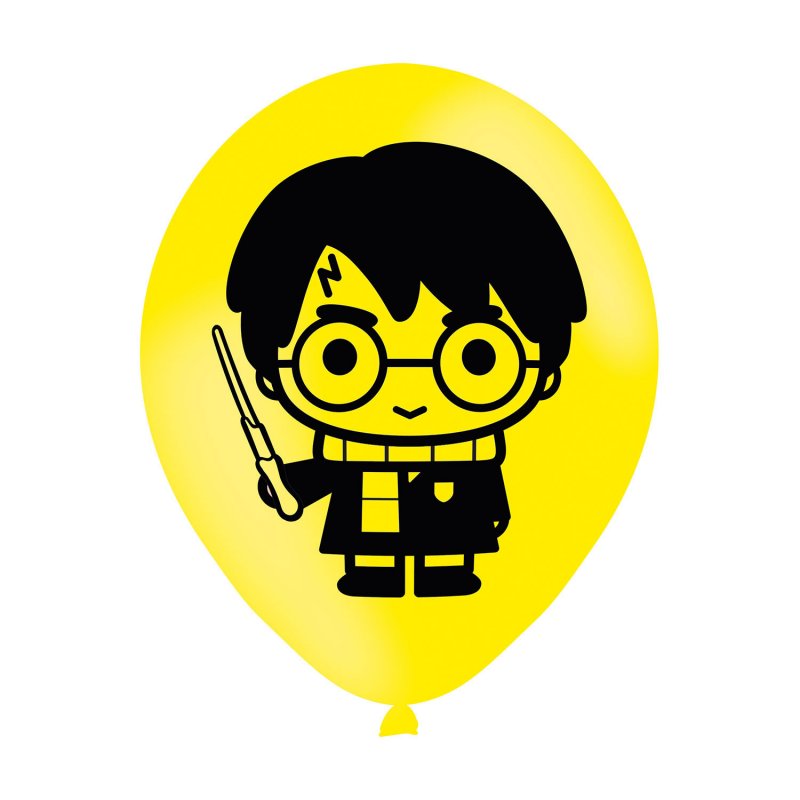6 Balões Latex 11'' Harry Potter