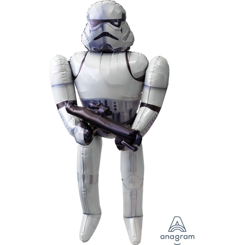 Balão Foil Airwalker Star Wars - Storm Trooper