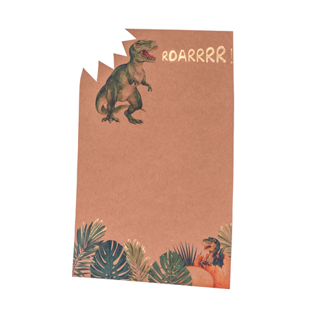 8 Convites Dinossauro Kraft