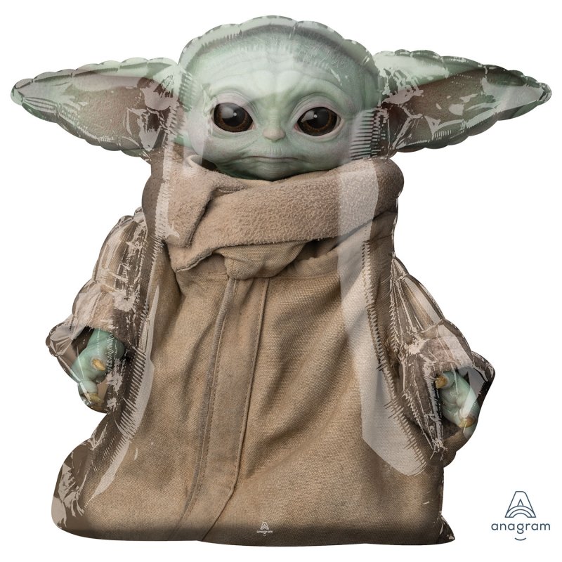 Balão Foil Airwalker Buddies The Mandalorian The Child 78x78cm