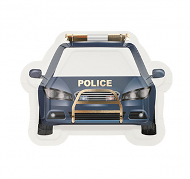 8 Pratos 24x18cm Polícia