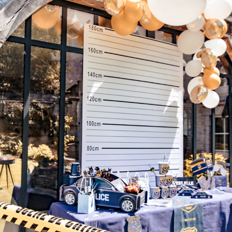 8 Pratos 24x18cm Polícia