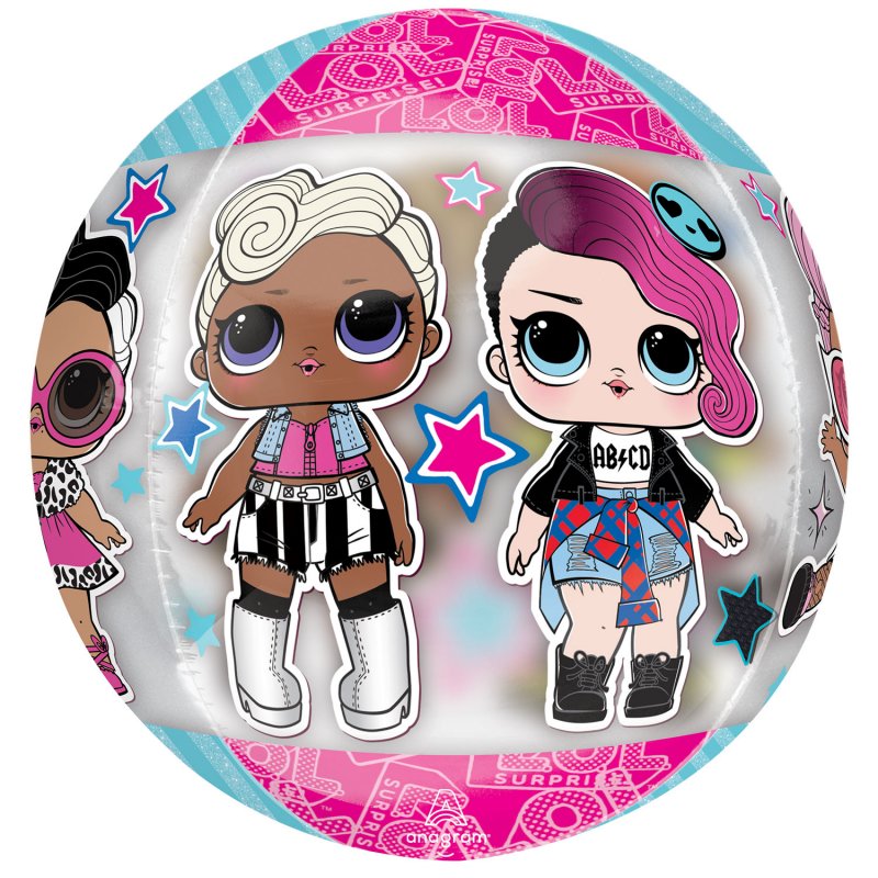 Balão Foil Orbz 38x40cm LOL Surprise! Glam