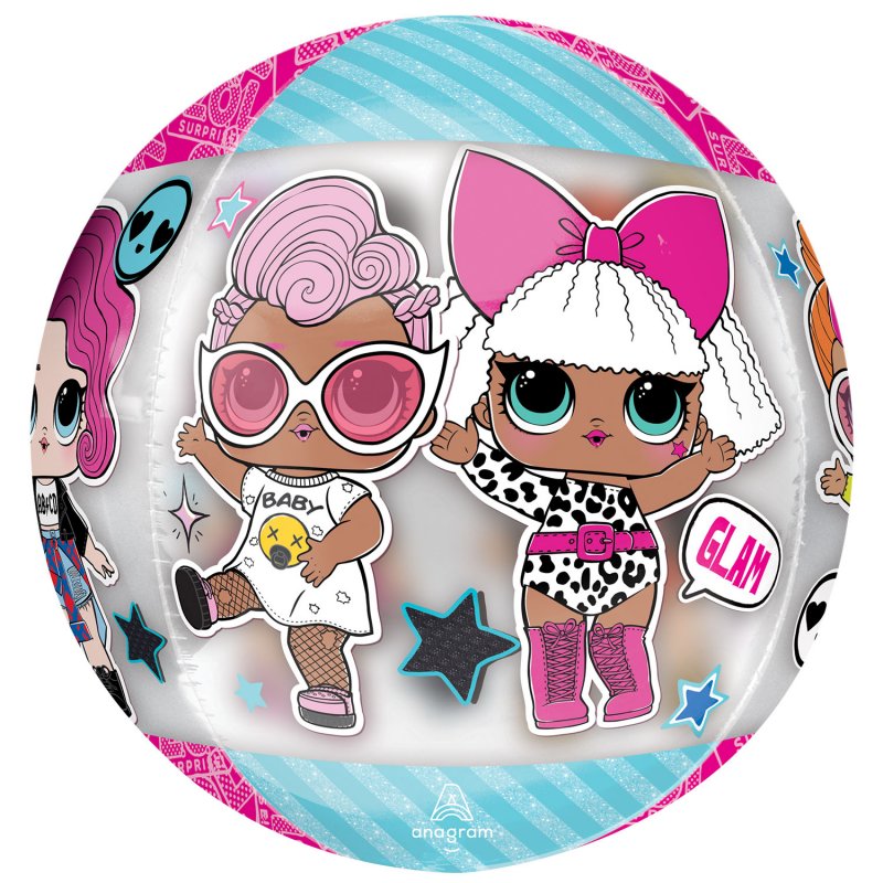 Balão Foil Orbz 38x40cm LOL Surprise! Glam