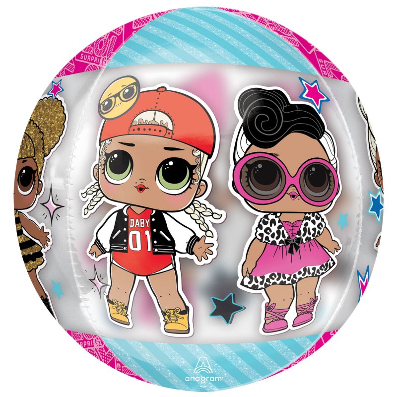 Balão Foil Orbz 38x40cm LOL Surprise! Glam