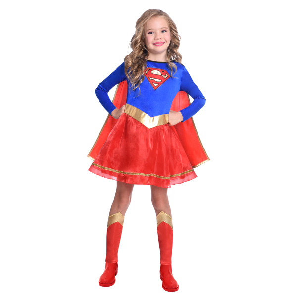 Fato Supergirl Classic - Idade 8-10 Anos