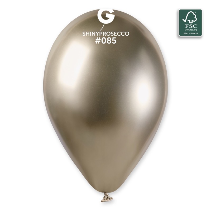 50 Balões latex 13'' (33cm) cor Shiny Prosecco #085 - GB120