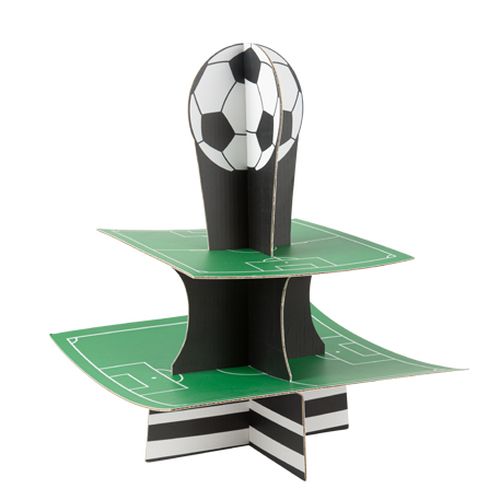 Cupcake Stand 2 Andares Campo de Futebol 28x36cm