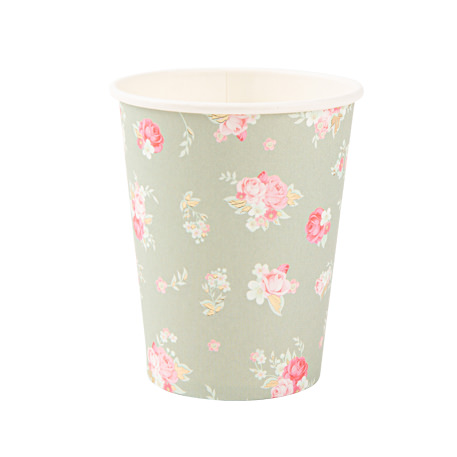 8 Copos 255ml Spring Happy Birthday