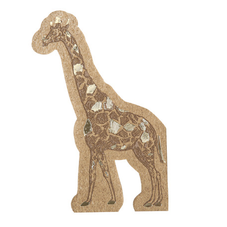 16 Guardanapos 32x21cm Kraft Safari Girafa