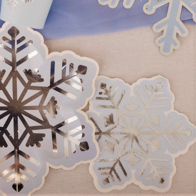 16 Guardanapos 33cm Floco de Neve - Frozen