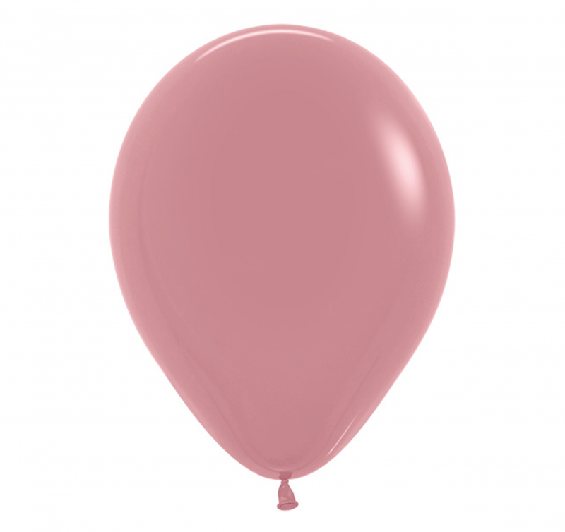 50 Balões latex R12 (30cm) - Rosewood - 010