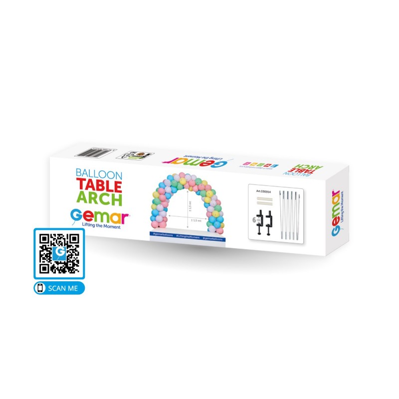 Arco de Balões para mesa 150cm