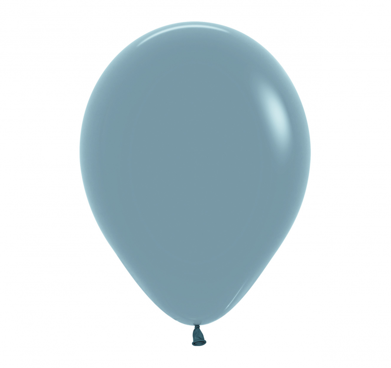 50 Balões latex R12 (30cm) - Pastel Dusk Blue - 140