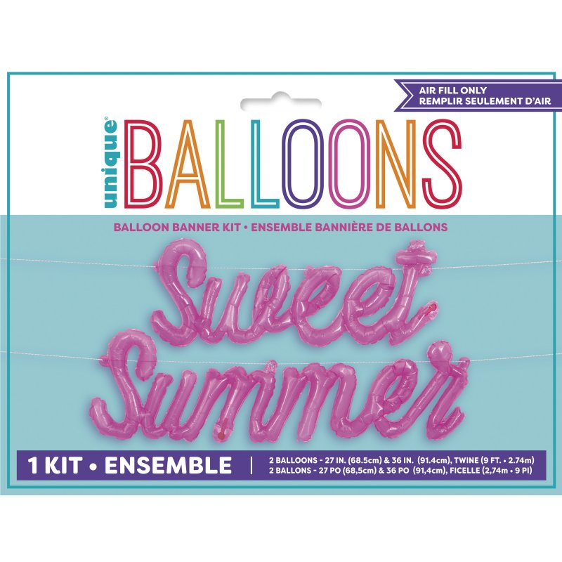 Balão Grinalda Plastic Jelly 'Sweet Summer' Pastel Ice Cream