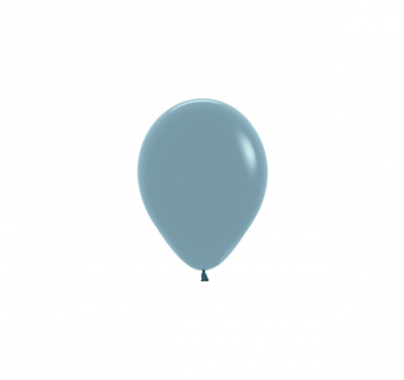 50 Balões latex R5 (12cm) - Pastel Dusk Blue - 140