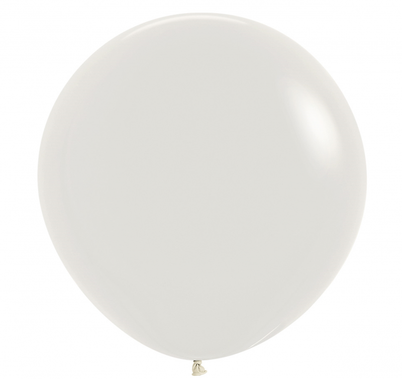 10 Balões latex R24 (60cm) - Pastel Dusk Cream - 107