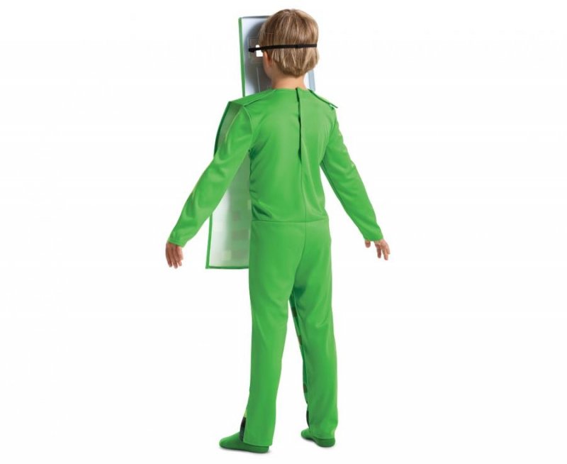 Fato Creeper Minecraft Idade 7-8 Anos