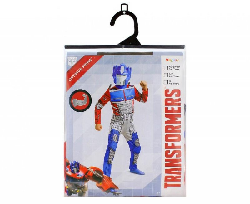 Fato Optimus Transformers Idade 7-8 Anos