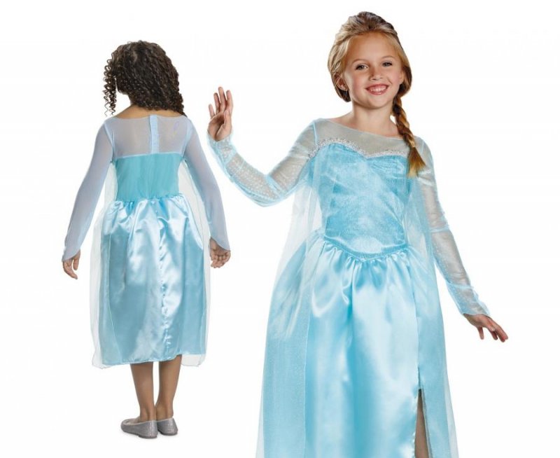 Fato Elsa Classic (Frozen) Idade 7-8 Anos
