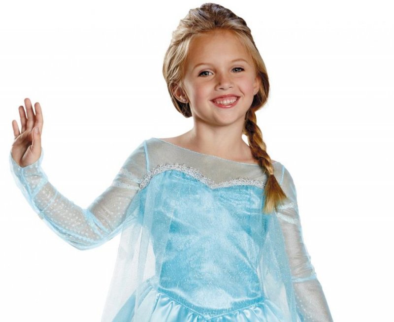 Fato Elsa Classic (Frozen) Idade 7-8 Anos