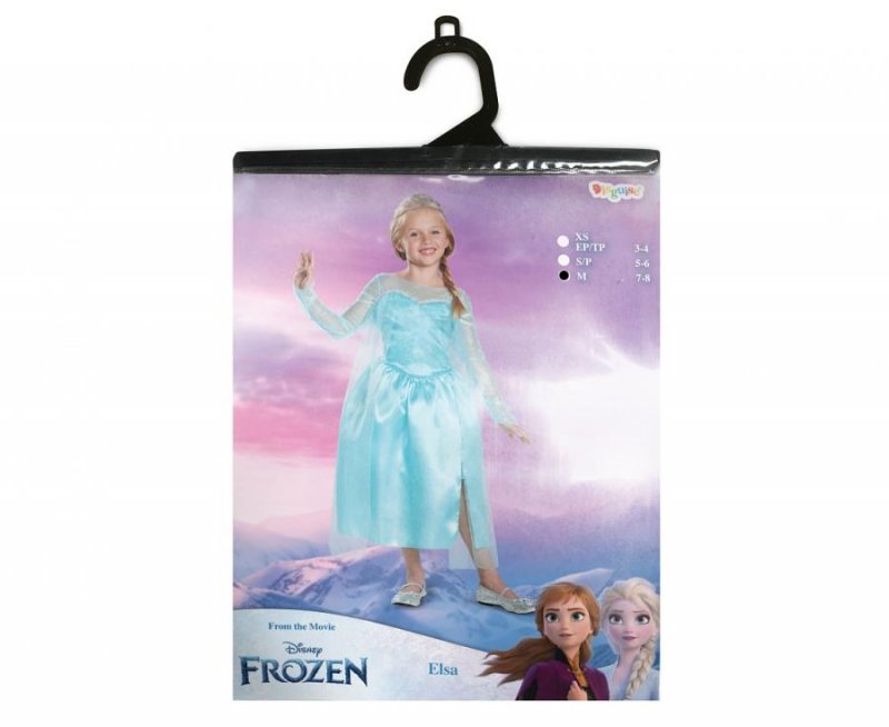 Fato Elsa Classic (Frozen) Idade 7-8 Anos
