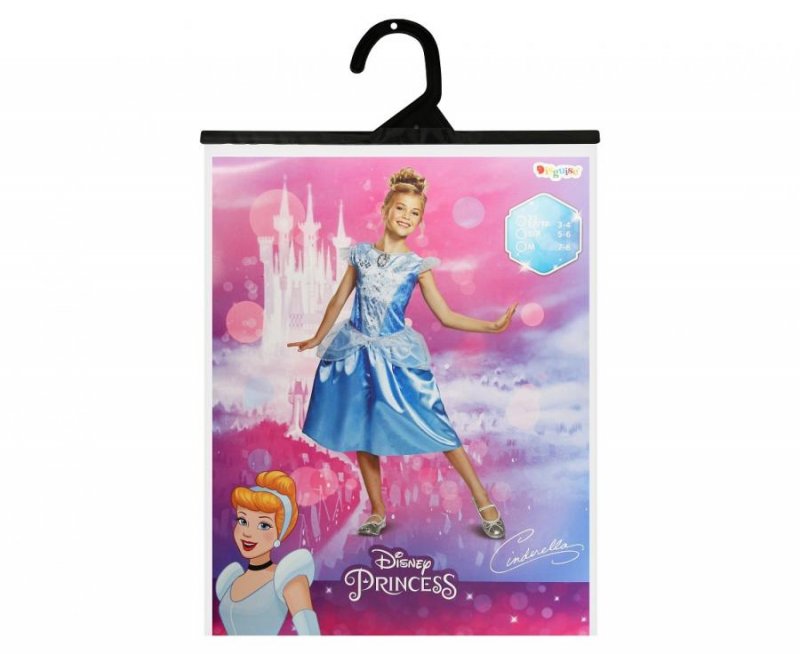 Fato Cinderela (Princesas Disney) Idade 7-8 Anos